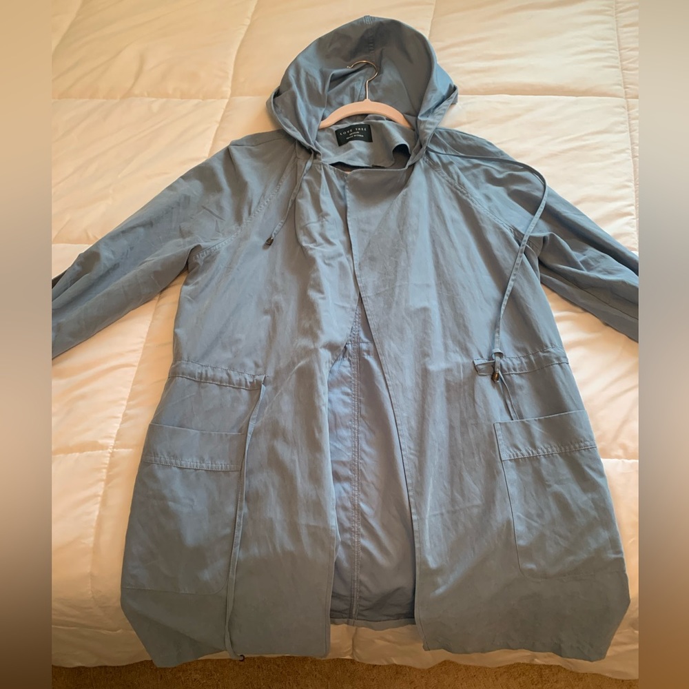 Light Blue Windbreaker